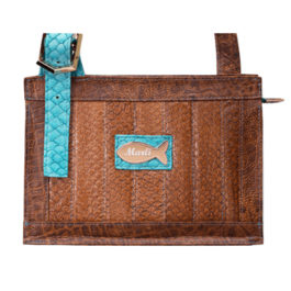 Satchel Shoulder Bag – Touch Of Turquoise