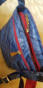 Blue, Red Purse