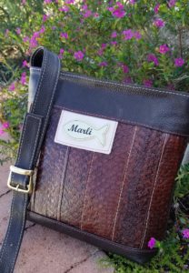 Fish Leather Crossbody